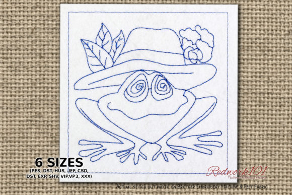 Frog with Hat Bluework: A Holiday Design Review