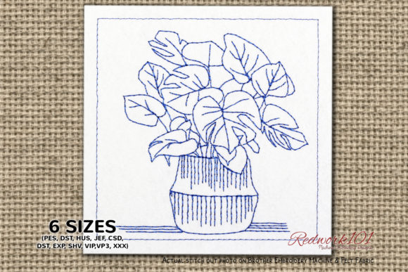 Libra Plants Redwork: A Designer’s Review for Craft Fairs