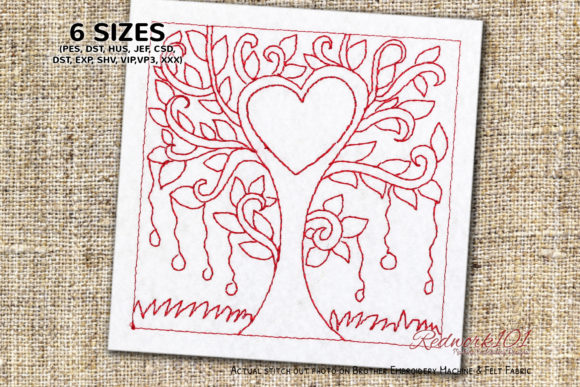 Love Tree Amazing Redwork: A Valentine’s Review