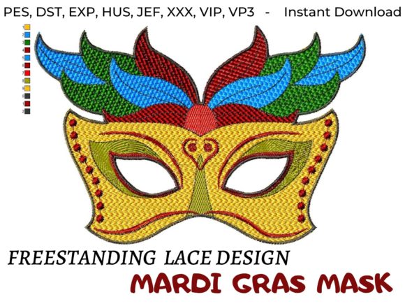 Mardi Gras Mask FSL: A Designer’s Review