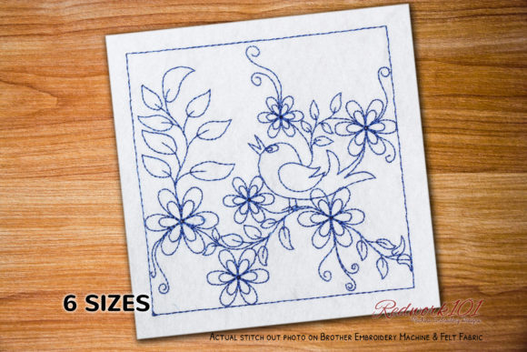 Review: Beautiful Bird with Flowers Spring Embroidery