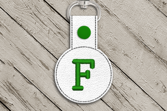 Review: Letter F ITH Round Key Fob Applique
