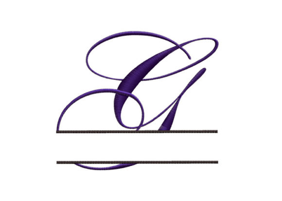 Reviewing Split Monogram Font Letter G for Craft Fairs
